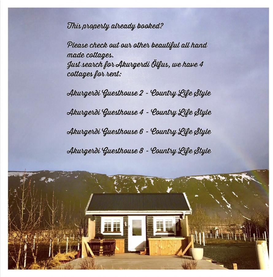 Akurgerthi Guesthouse 4 - Country Life Style Olfus ภายนอก รูปภาพ